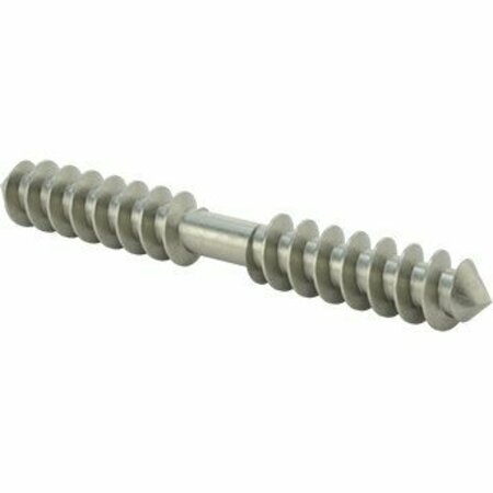 BSC PREFERRED Wood-to-Wood Joining Studs 1/4 Screw Size 2 Long, 50PK 91685A114